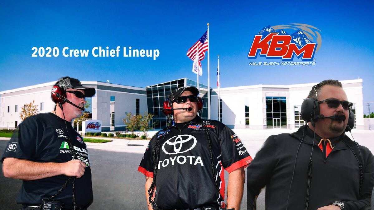 Kyle Busch Motorsports Rudy Fugle, Danny Stockman und Mike Hillman Jr