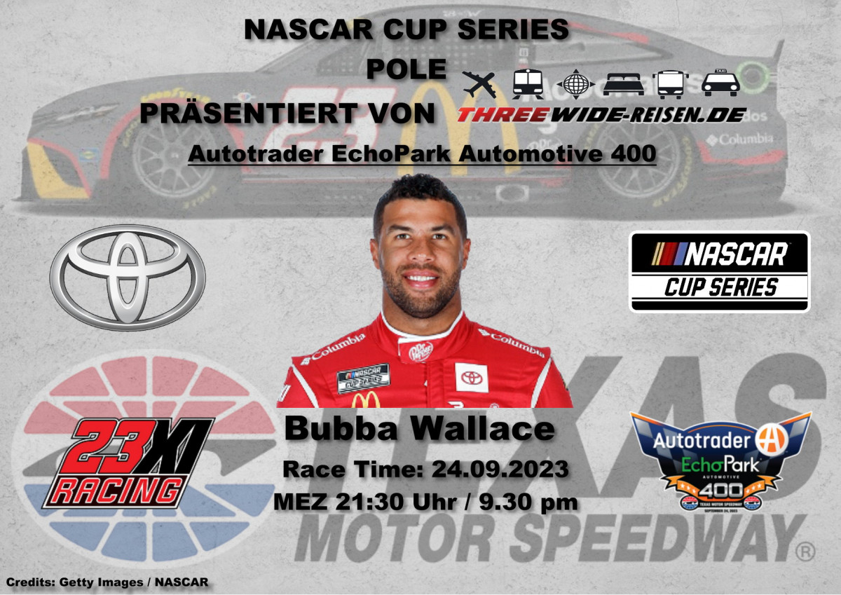 NCS 2023 Texas AutoTrader EchoPark Automotive 400 Pole ThreeWide.de